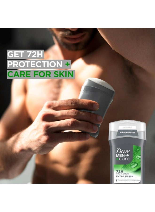 دوف مزيل عرق مضاد للتعرق للرجال انترا فرش حماية من العرق والروائح 72 ساعة مع فيتامين E ومرطب ثلاثي الفعل – 85 جم - Image 3